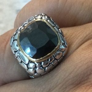 Taxco Sterling Smoky Quartz Sterling Ring